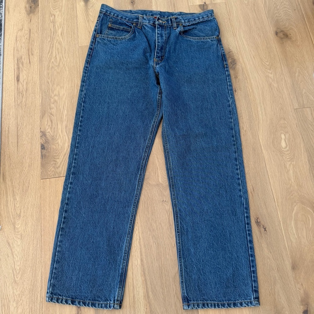 Hunt Club Men’s Straight-Leg Blue Jeans – Size 36/32